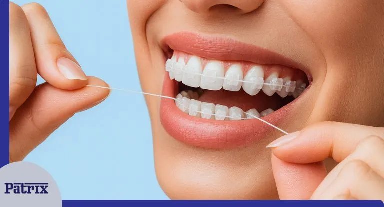 مزایای استفاده از نخ دندان ارتودنسی